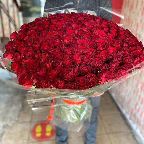 Букет из 201 розы №160 - Фото 3