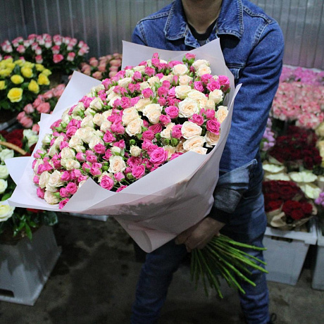 Букет цветов Кустарная любовь - Фото 3