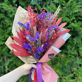 Букет "Цвет настроения красный"