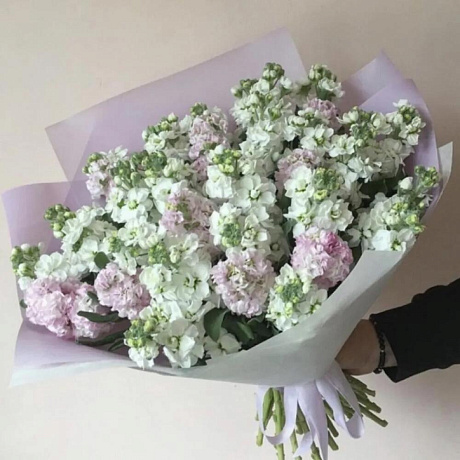 Букет из мотиоллой - Фото 2