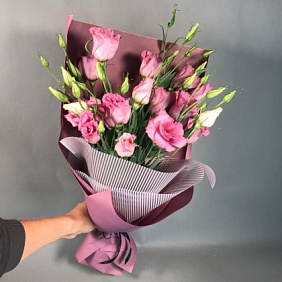 Букет "Изящная эустома"