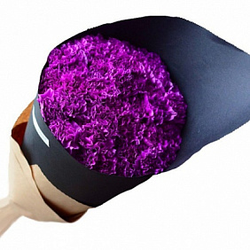 29 фиолетовых гвоздик для мужчины