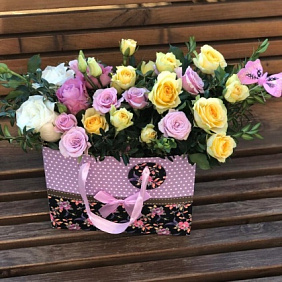 Цветы в сумке №162