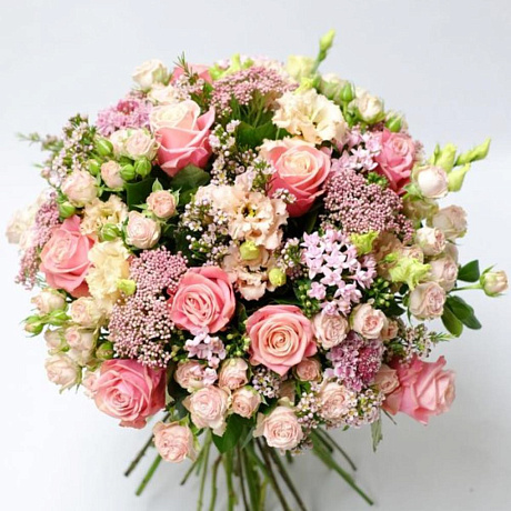 Авторский букет цветов Дыхание любви - Фото 2