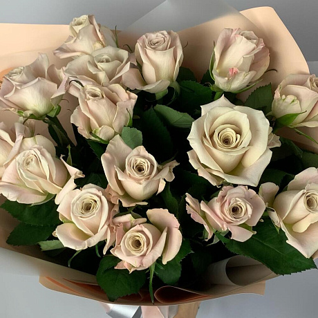 Букет из розы сорта «Мента» - Фото 4