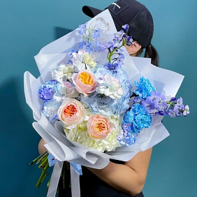 Букет цветов "Сияние Единорога" №160