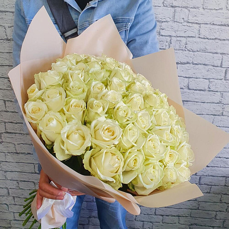 Букет из 51 розы №200 - Фото 4