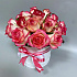 19 роз Джумилия в белой коробке - Фото 3
