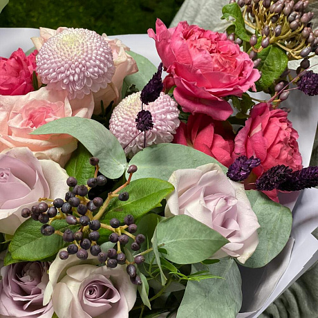 Букет Малиновый сорбет - Фото 2