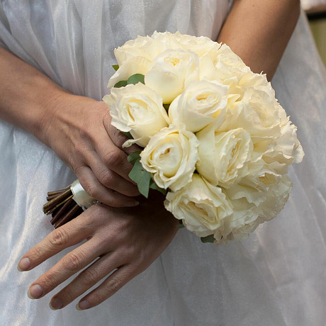 Букет невесты из пионовидных роз Patience - Фото 3