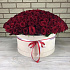 195 красных роз в бархатной коробке - Фото 5