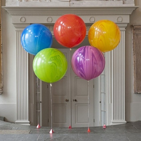 Композиция из пяти больших шаров 91 см. - 2