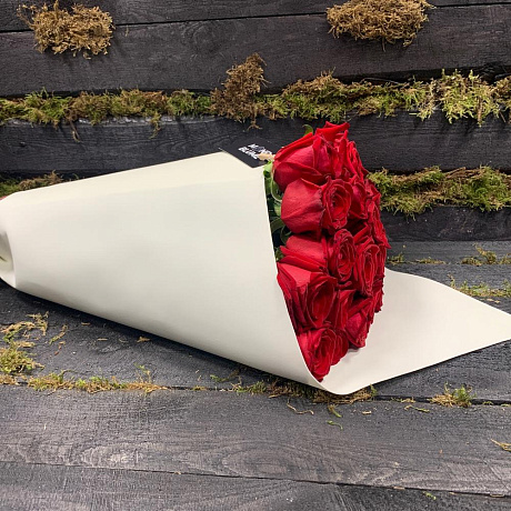 Моно Букет из 25 роз - Фото 4