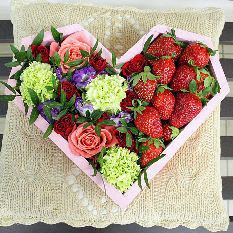 Сердце из цветов Душистая весна - Фото 4