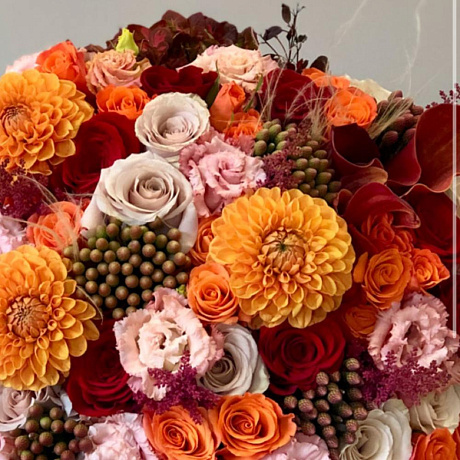 Цветы в коробке Luxury Flowers Любимая Осень  - Фото 3