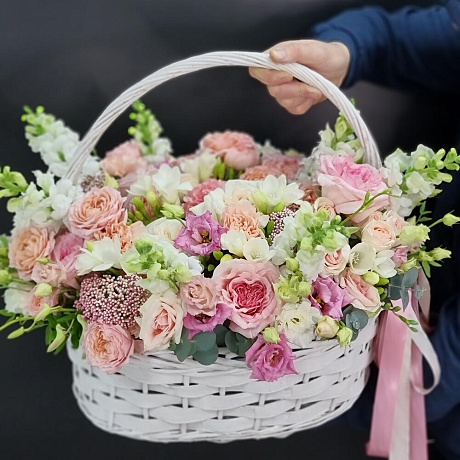 Корзина с цветами Лесная Нимфа - Фото 3