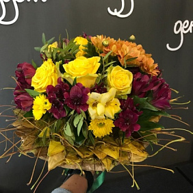 Букет цветов "Сентябрь" №160
