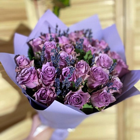 Букет цветов "Ароматный сиреневый миг"