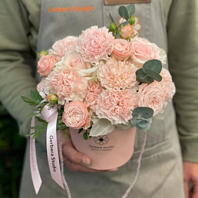 Букет цветов "Пудра" №169