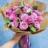 Фиолетовые розы в крафте - Фото 2