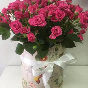 Коробка с цветами «Лидия» №161