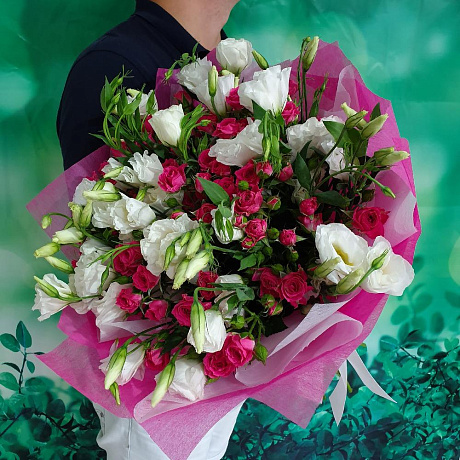 Букет цветов Алые паруса №160 - Фото 3