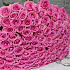 101 Розовая Роза в сетке - Фото 4
