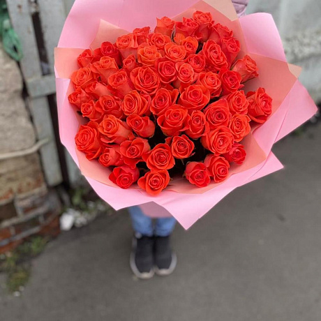 Букет из 51 розы Премиум - Фото 3