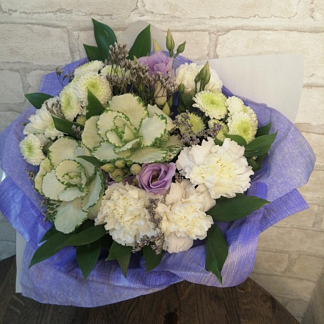Букет цветов Нежный бриз №160 - Фото 4