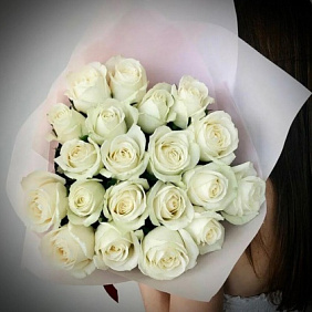 21 прекрасная белая Роза Аваланж