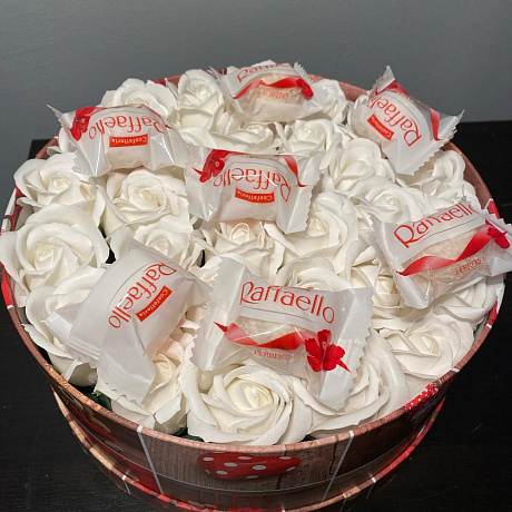 Коробка с цветами «Романтика» - Фото 2