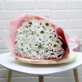 Букет из ромашковых хризантем №161