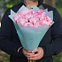 Букет из 11 ароматных розовых пионов - Фото 4