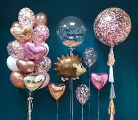 Композиция из шаров "Ёжик Биг"