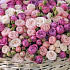 Премиум корзина кустовых пионовидных роз - Фото 2