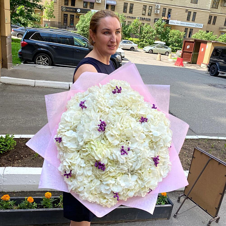 Букет цветов Черника со сливками - Фото 2