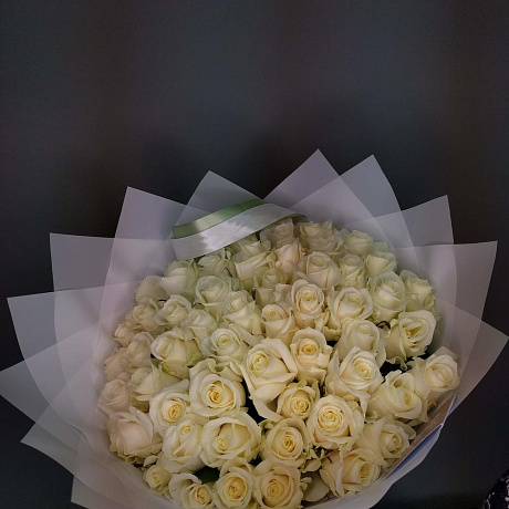 Букет из роз Avalanche 49 - Фото 2