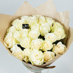 25 Роз 60 см Премиум в бумаге CRAFT PREMIUM