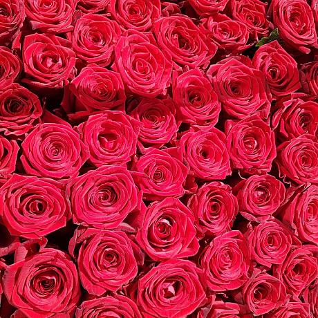 Корзина из 333 розы сердце  - Фото 6