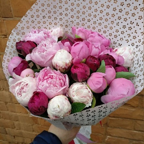 Букет "Пионовый рай" №160