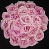 Ароматные эквадорские розы Pink O Hara в шляпной коробке L - Фото 2