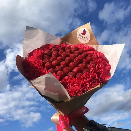 Малиновый букет №162 - Фото 2