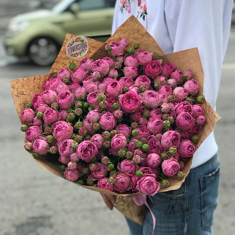 Розы. Пионовидная кустовая роза. N228 - Фото 3