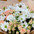 Букет авторский с хризантем и роз - Фото 2
