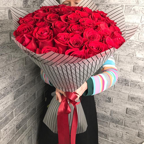 Букет из 51 розы VIP Колумбия - Фото 4