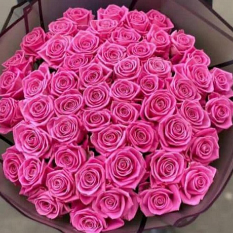 Букет из 51 розы Аква №3 - Фото 2