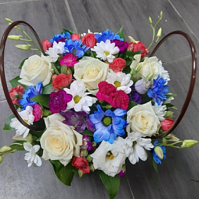 Цветы в коробке №753