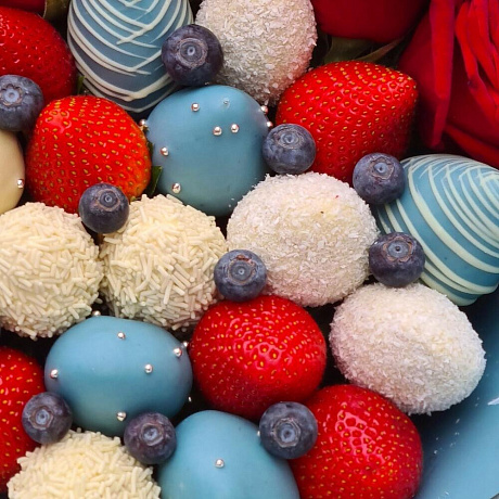 Букет Тиффани с розами - Фото 4