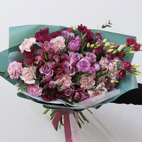 Букет Лиловый №160 - Фото 4