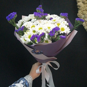 Букет комплимент "На ромашковом поле"